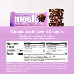 MOSH Variety Pack ingredients list highlighting Cognizin and brain nutrients.