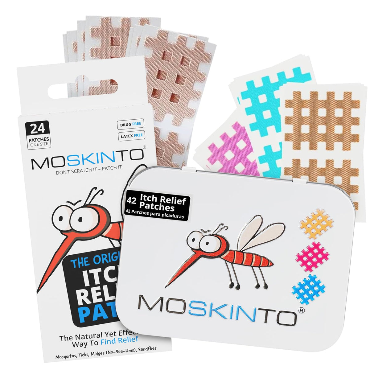 Moskinto travel patch ready for quick bite relief on the go.