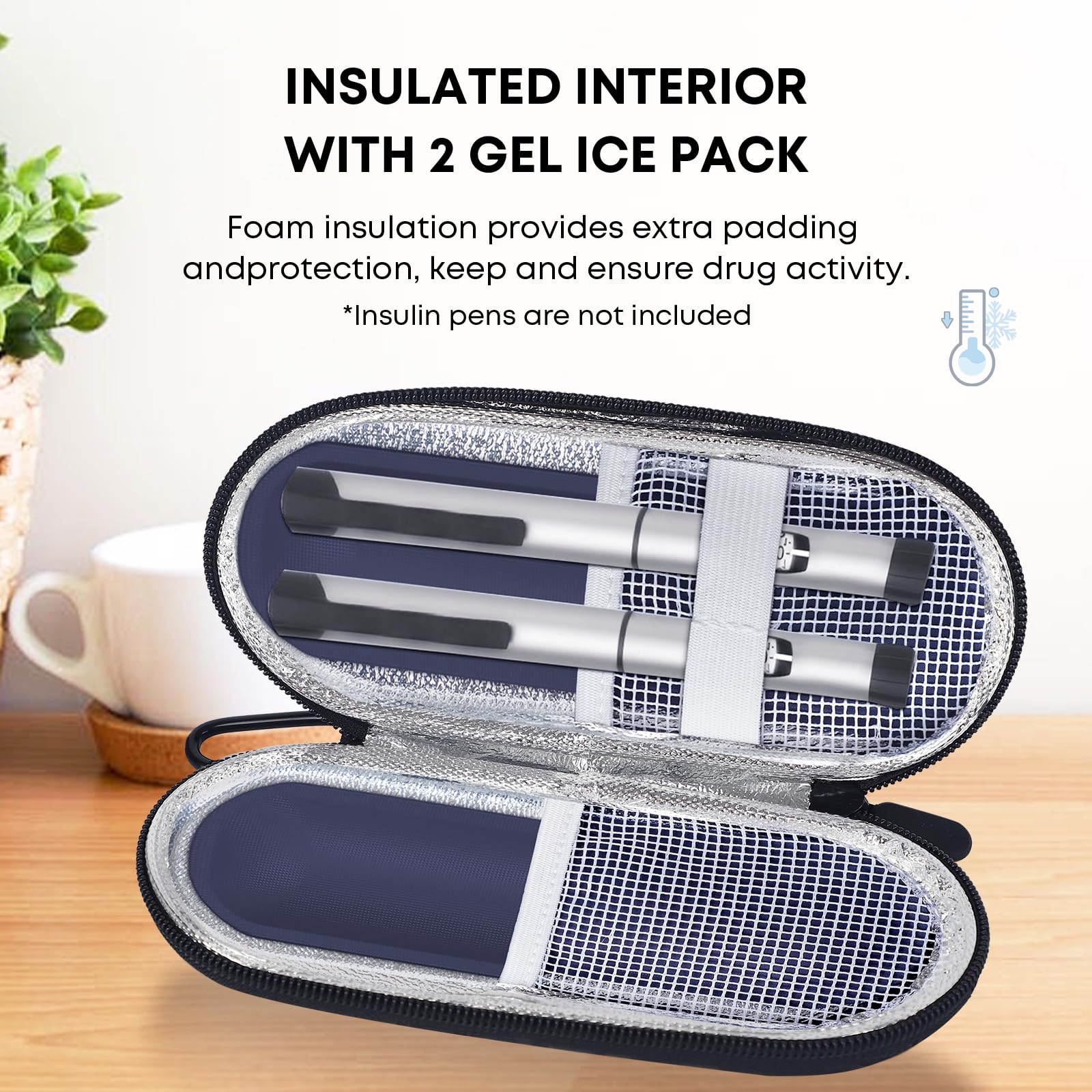 MOSLA temperature strip monitoring helps verify insulin storage at a glance