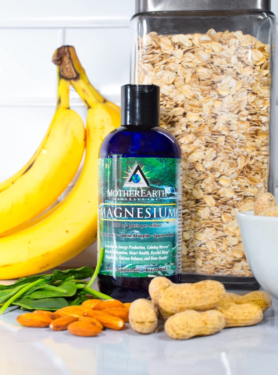 Preparing Mother Earth Minerals magnesium for restful sleep and nervous system calm.