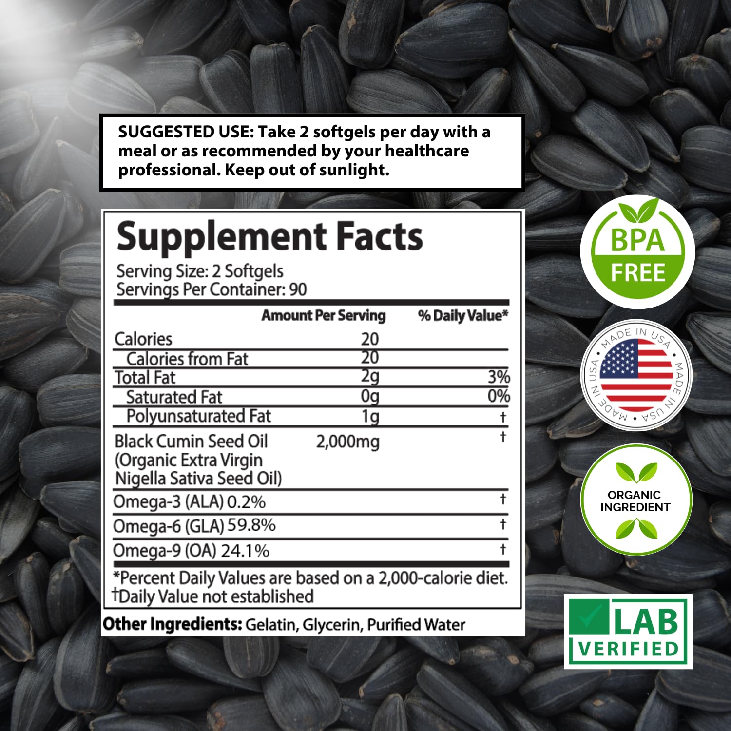 Turkish Nigella Sativa sourcing signals quality and authentic extraction methods.