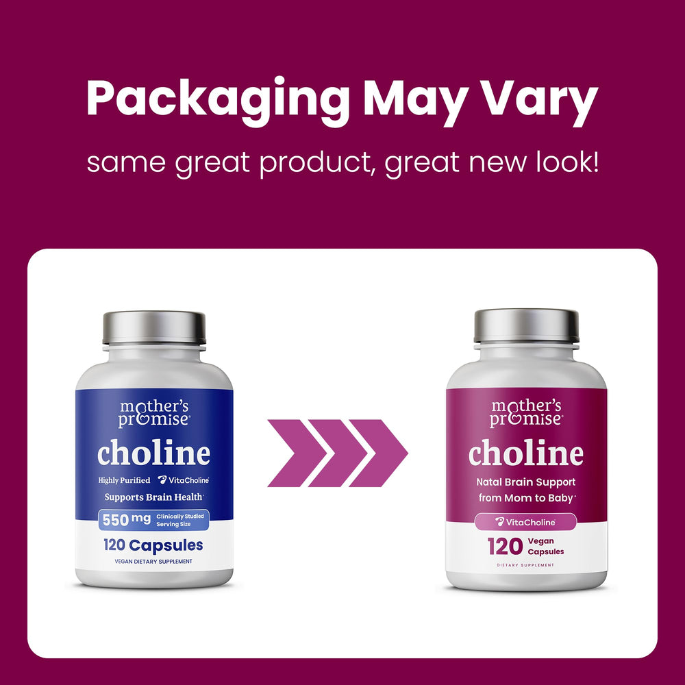 Lifestyle shot with a prenatal routine featuring vegan choline supplement