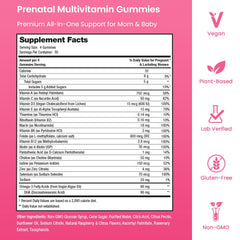 Mother's Promise prenatal gummies flavor icon indicates citrus taste