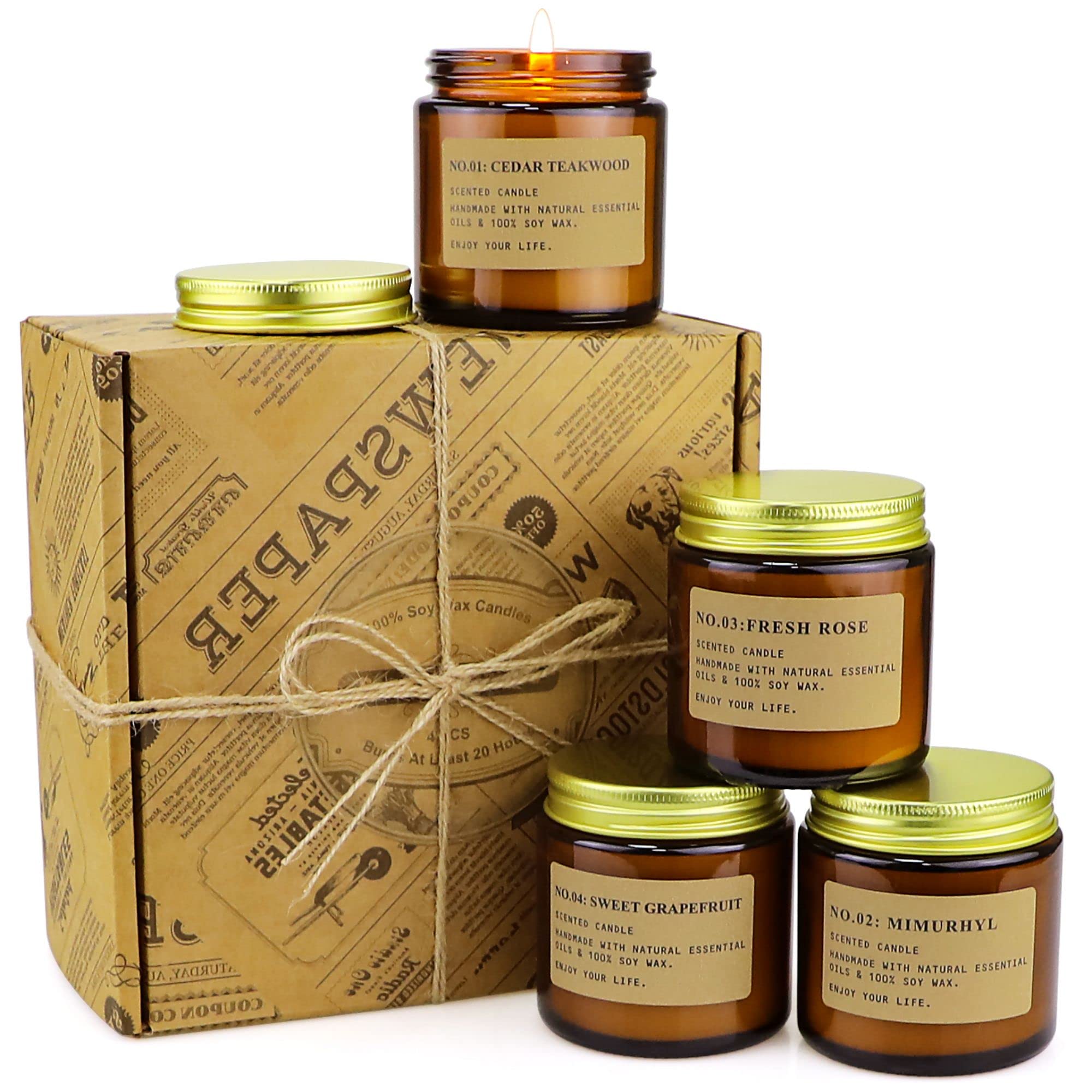 MOULENGGU YFYTRE portable 3.5 oz candle fits easily anywhere.
