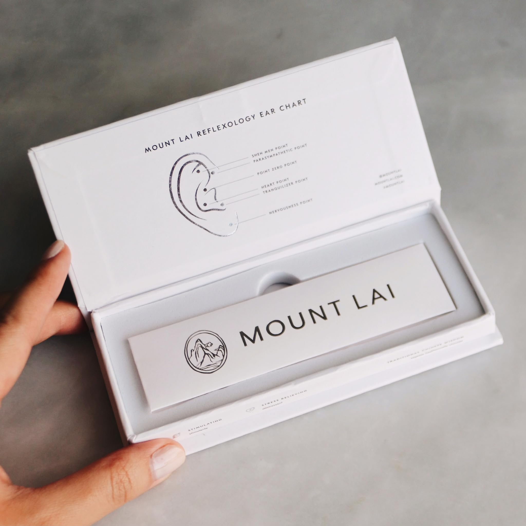 Mount Lai ear seeds offer potential stress relief through acupressure points