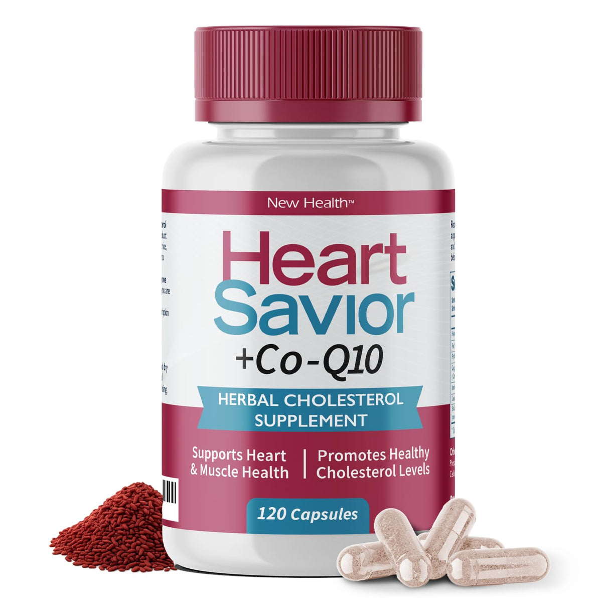Mountain Health natural CoQ10 bottle shows a daily wellness supplement for energy support