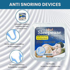 Mountain Land nasal dilators packing in blue case, convenient for travel.
