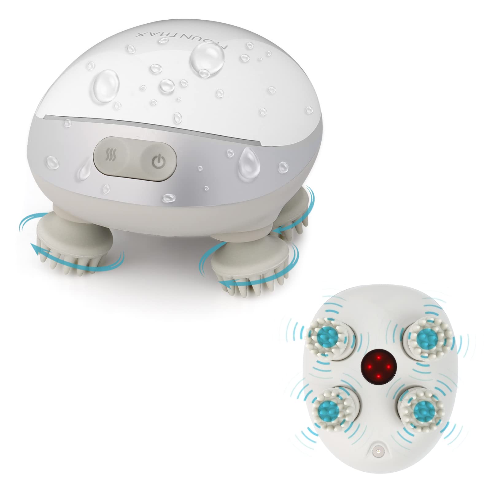 MOUNTRAX facial cleansing head closeup highlights pore cleansing benefits and skin glow potential.