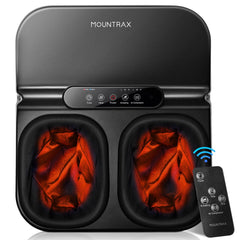 MOUNTRAX foot massager with heat and remote delivers customizable comfort.