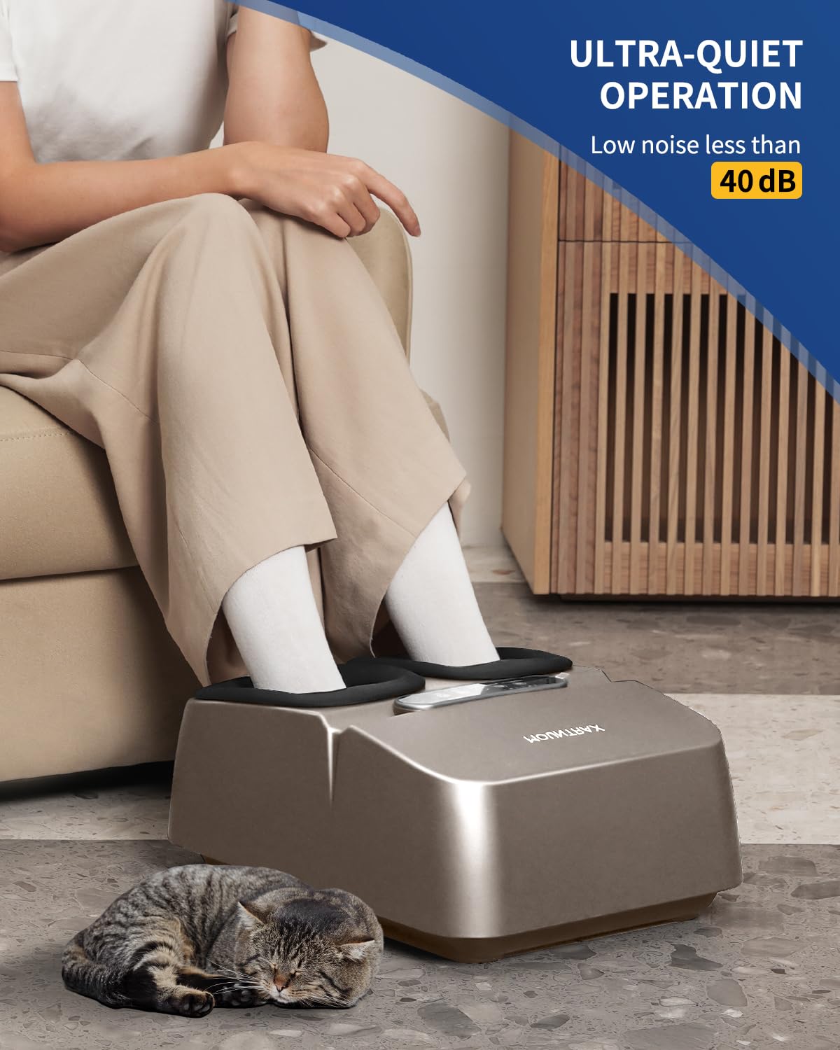 MOUNTRAX foot massager washable covers for hygiene and easy cleaning
