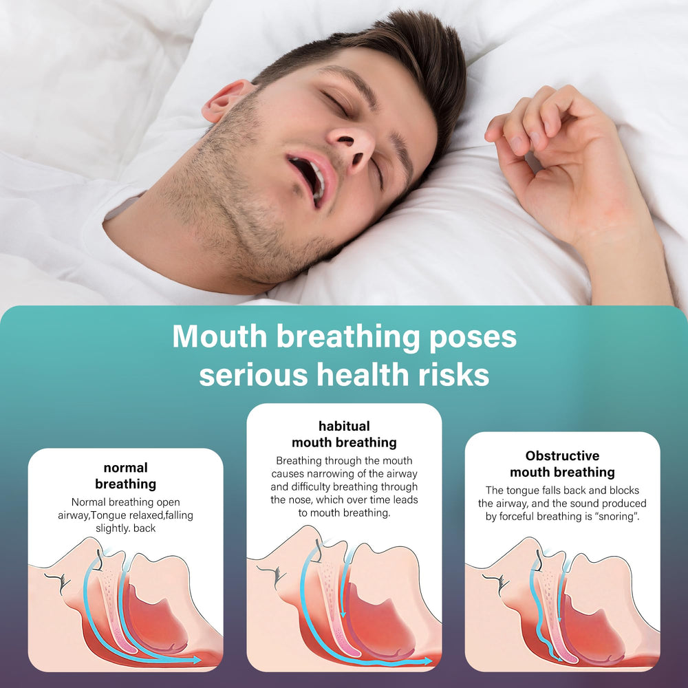 Mouth Breathing Patch medical-grade material provides skin-friendly low sensitivity wear