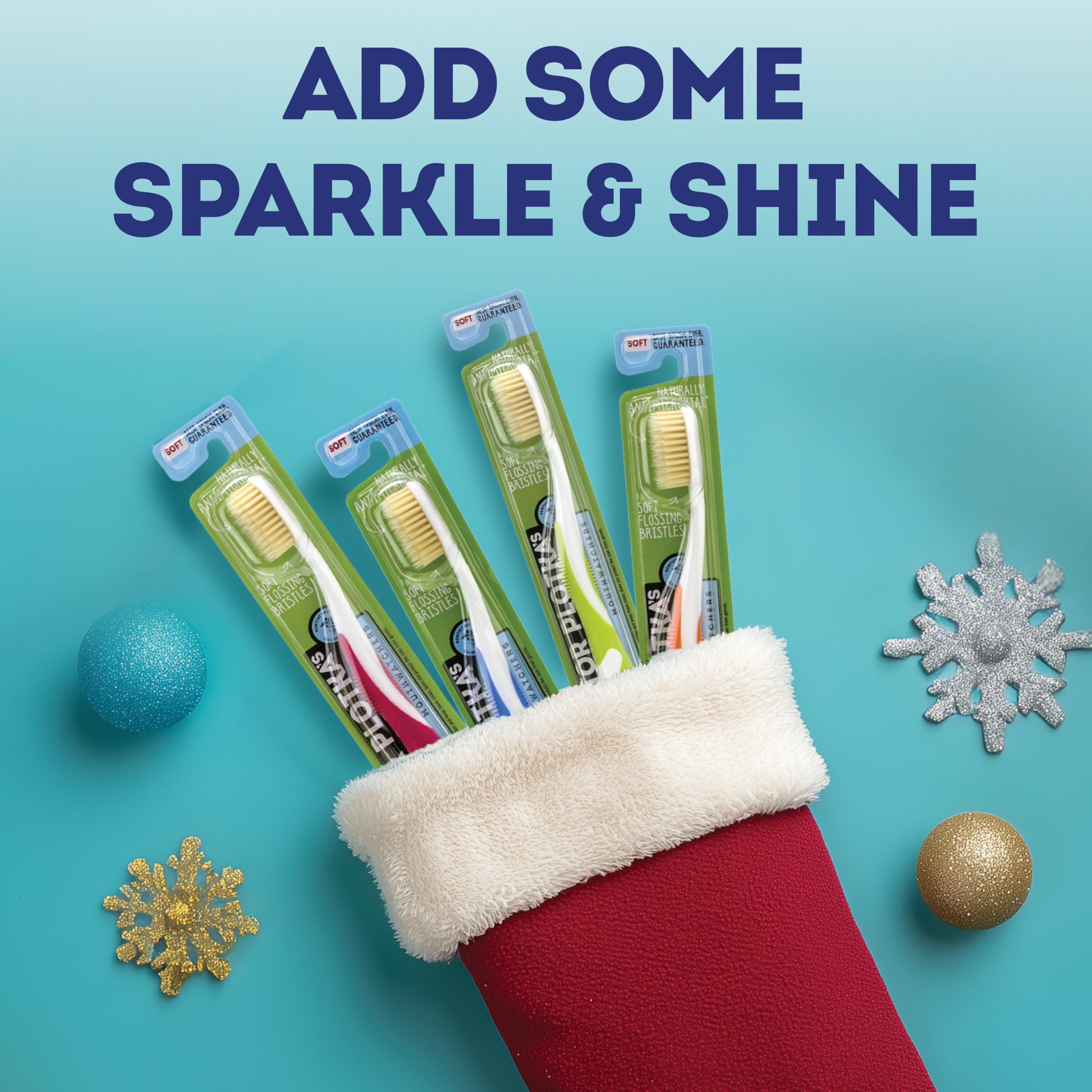 Mouthwatchers gentle daily cleaning promotes fresher breath and cleaner teeth