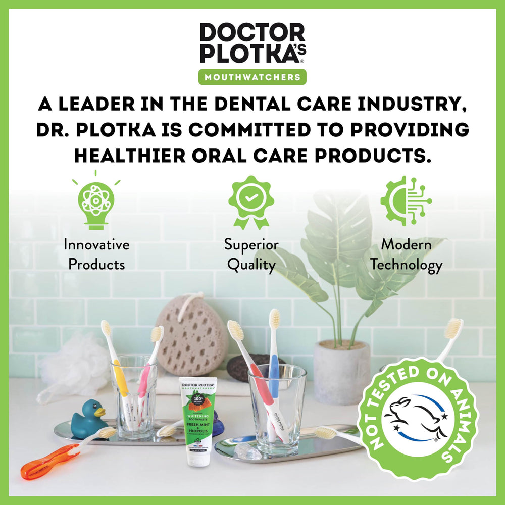 MOUTHWATCHERS brand story inspired by Dr. Plotka for trusted dental care.