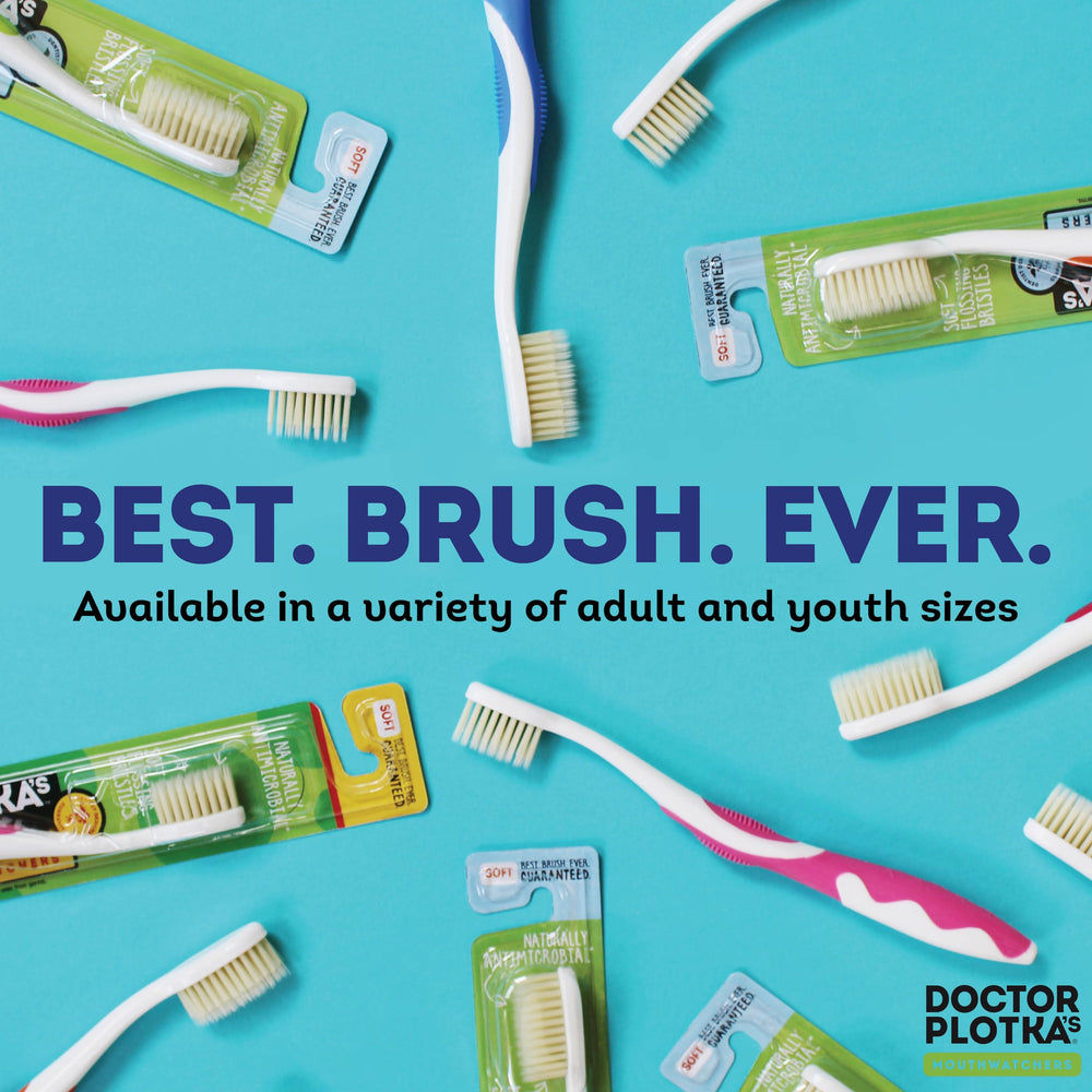 MOUTHWATCHERS ultra-clean bristle infusion helps keep bristles fresh between uses.