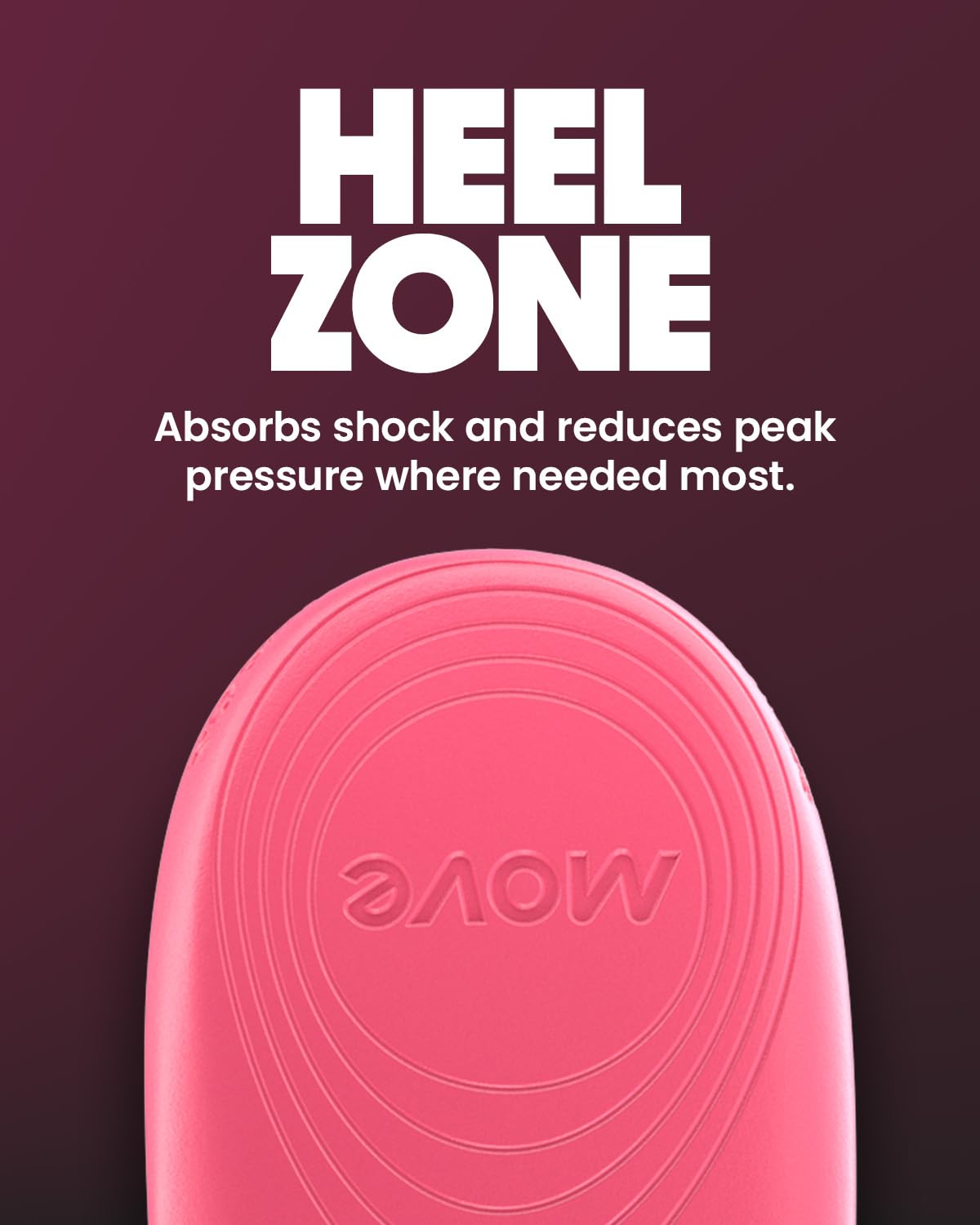 Move Baseline foam cushioning delivers energy return for quick transitions.