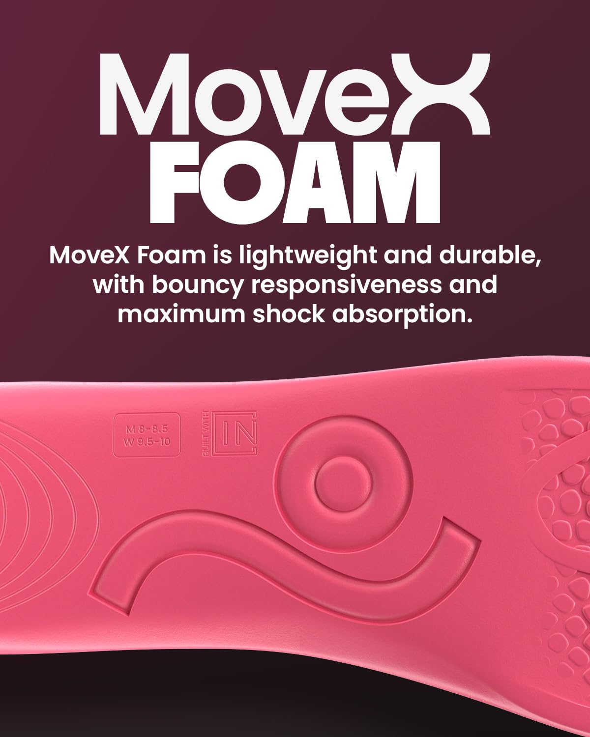 MOVE Baseline zero-drop visual illustrates grounded, natural foot connection.