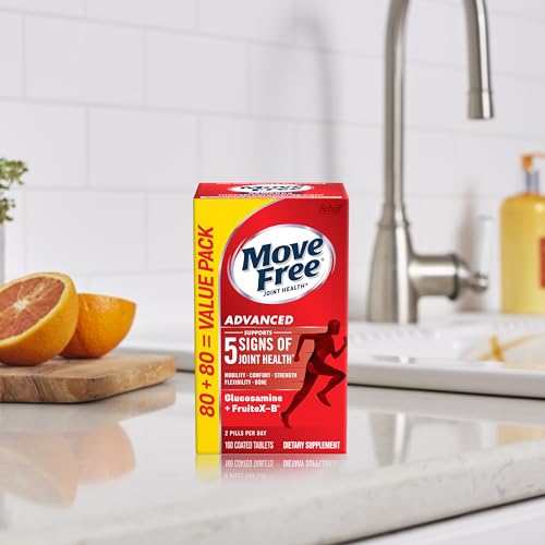 Move Free Advanced ingredients chart provides a visual of core nutrients for joints.
