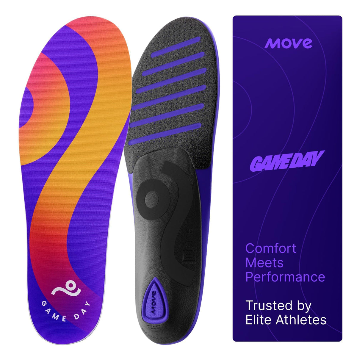 Move Game Day Insoles with arch support to boost daily comfort