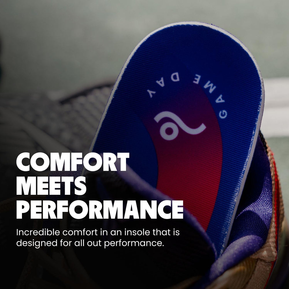 Move Game Day molded forefoot fit forming a secure, customized feel.