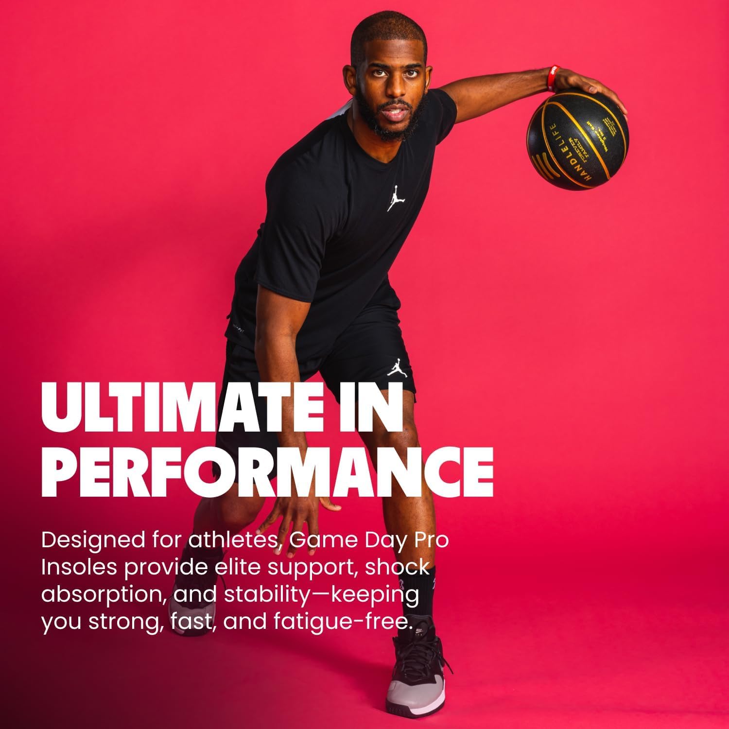 Move Game Day Pro insoles Active Heel Technology targeting pressure points.
