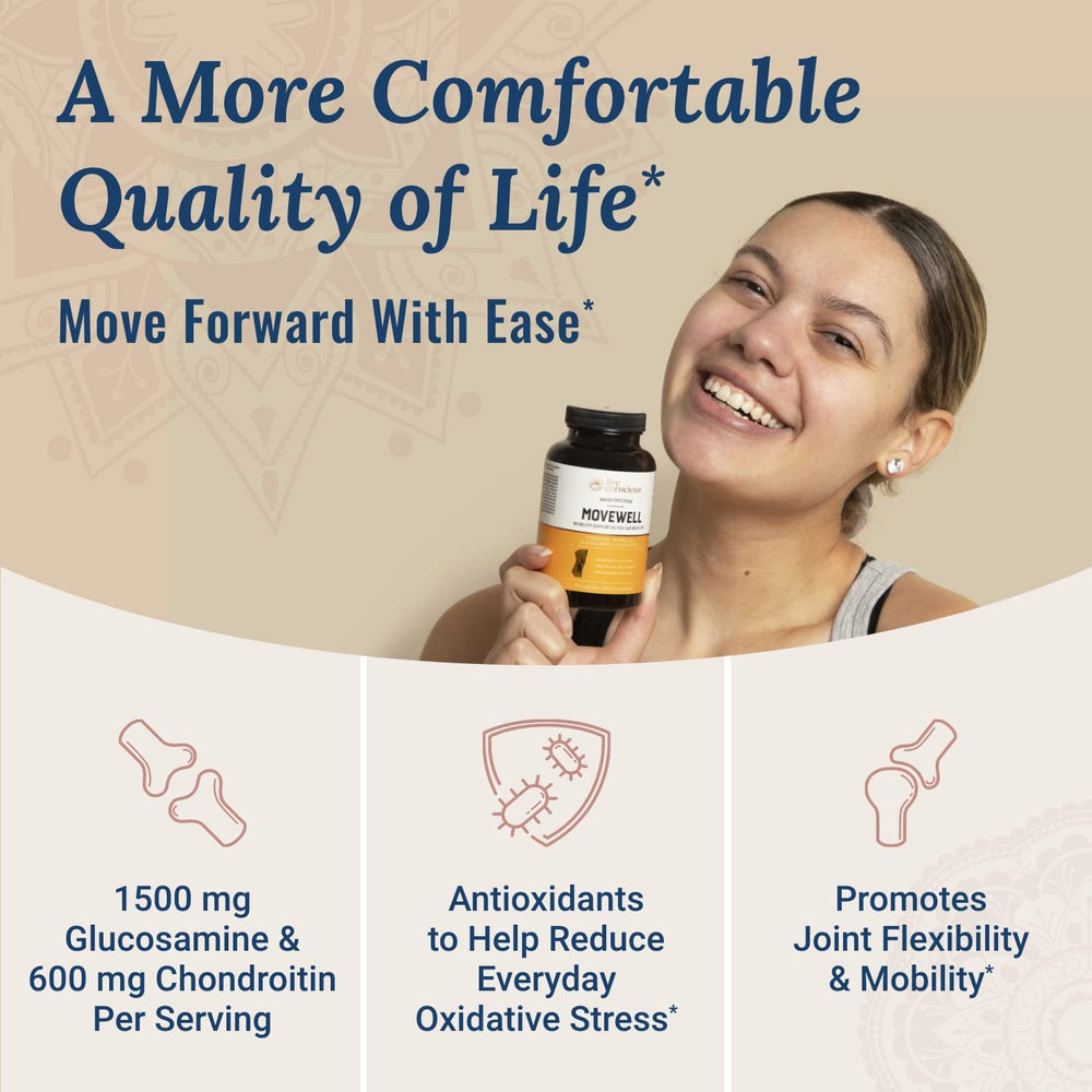 MoveWell bottle label close-up showing key ingredients