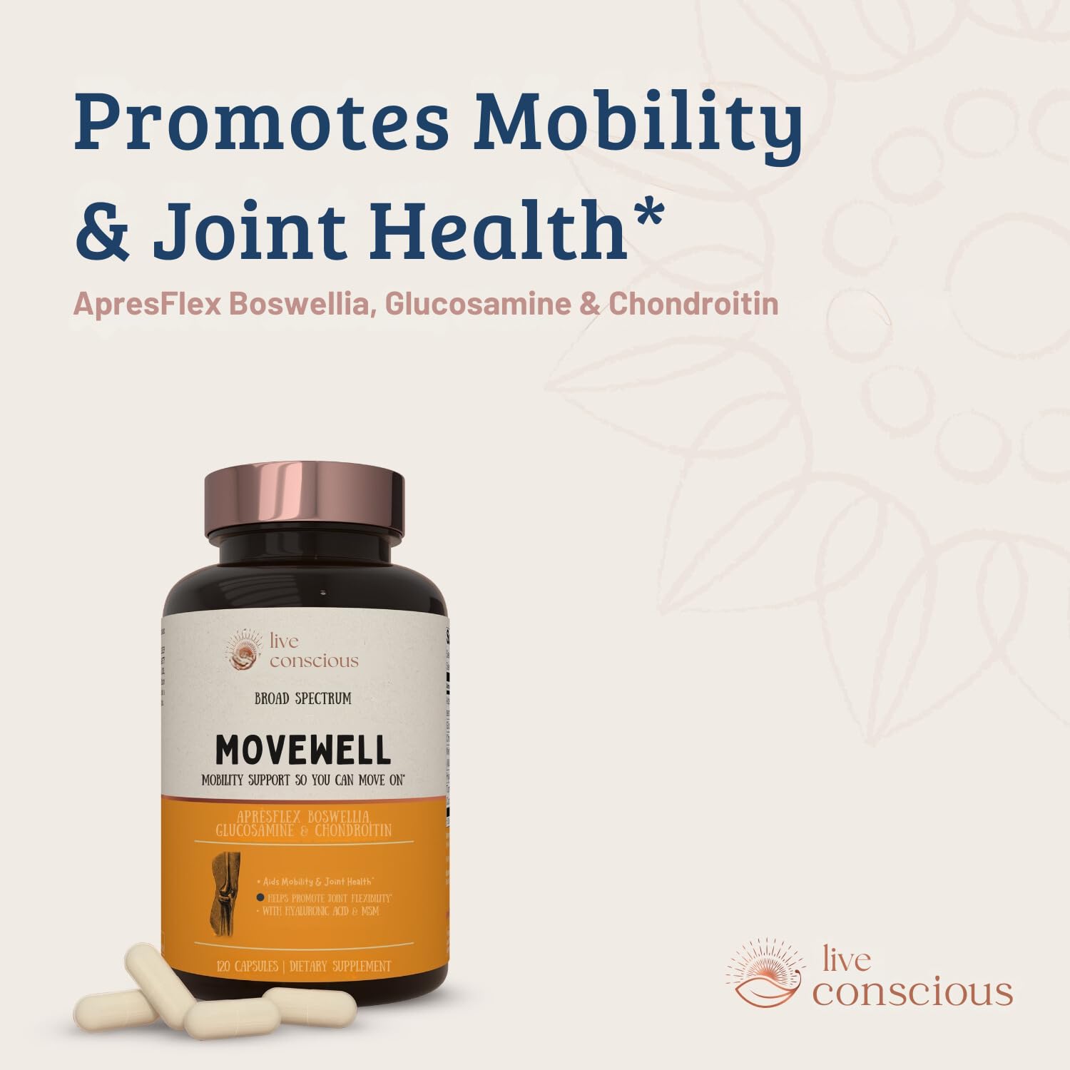 MoveWell MSM formulation for mobility and exercise recovery
