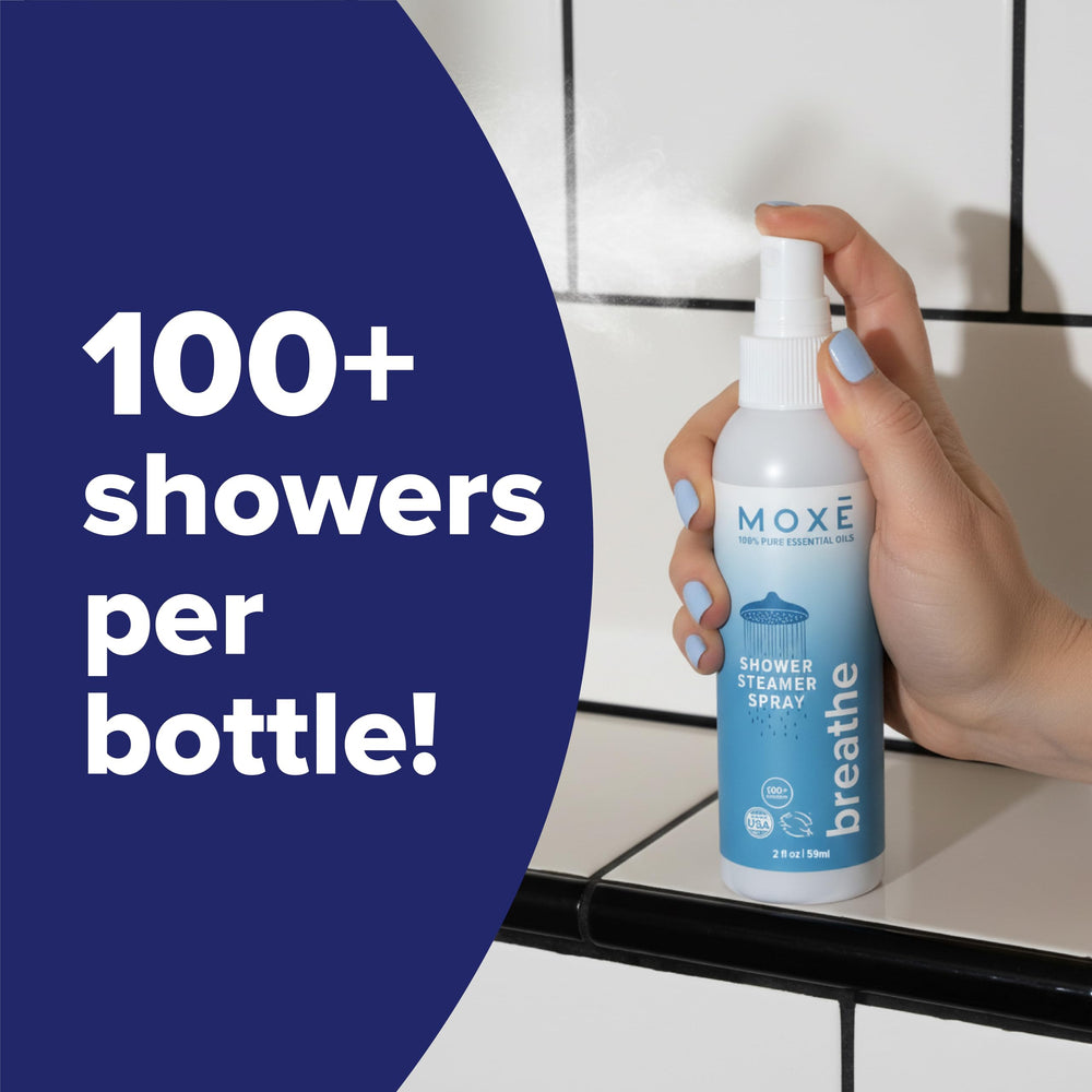 MOXE Four-pack display shows all scents for versatile daily rituals