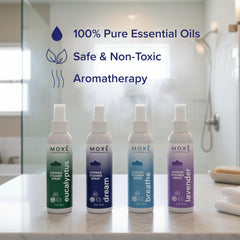 MOXE Dream bottle designed to help unwind and drift into a soothing routine