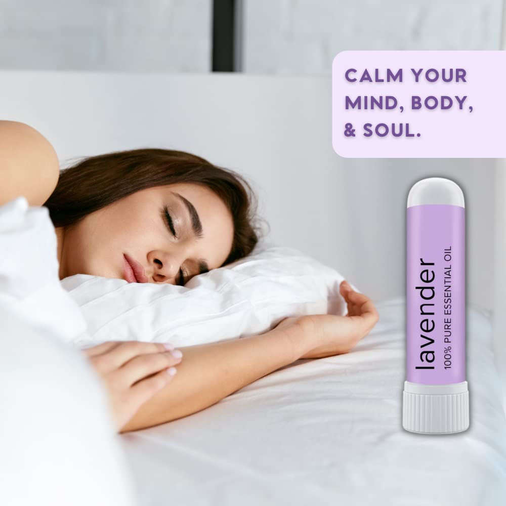 MOXĒ lavender inhaler for bedtime routine suggests calming mood support.