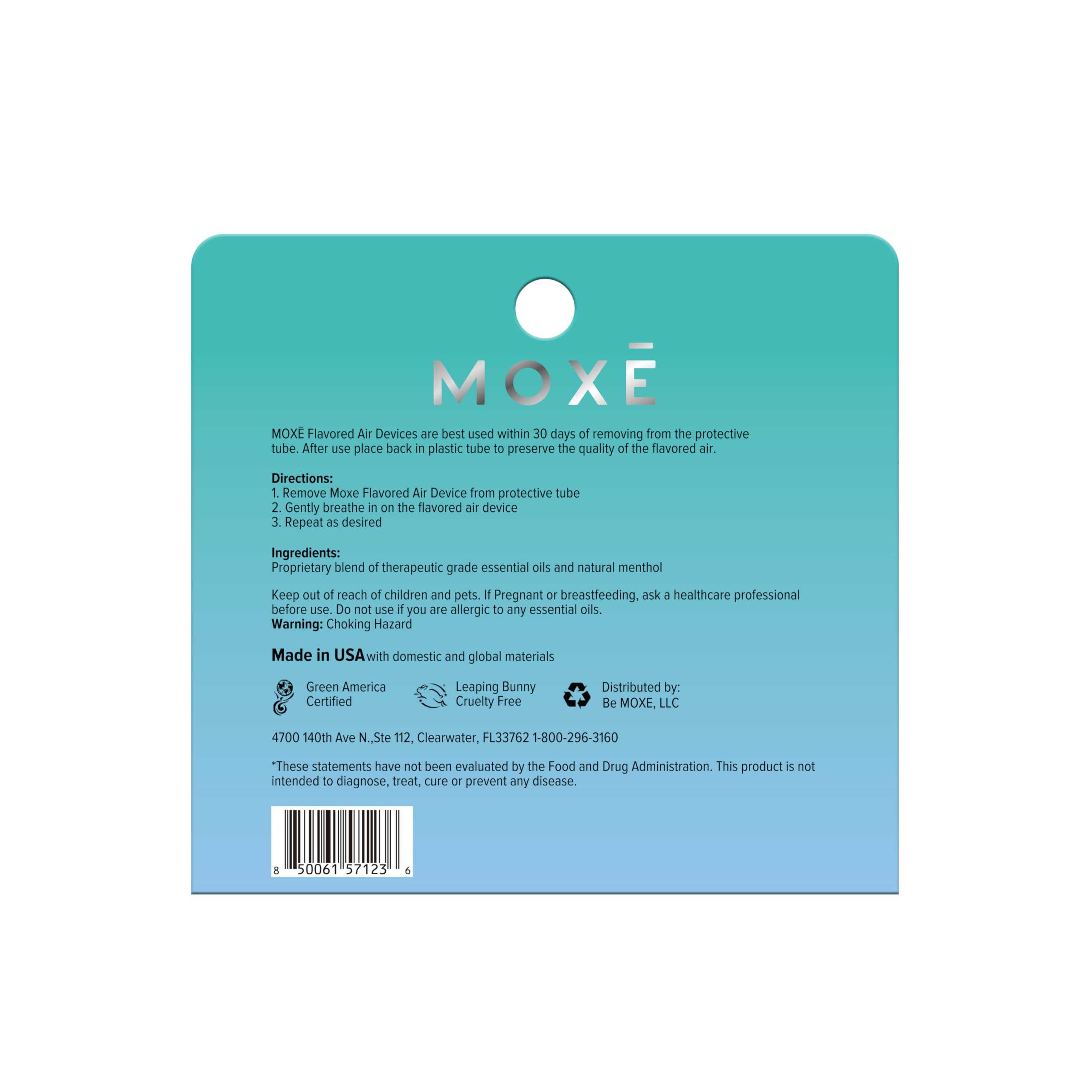 MOXE aroma-performance supports daily breaks with a refreshing quick reset.