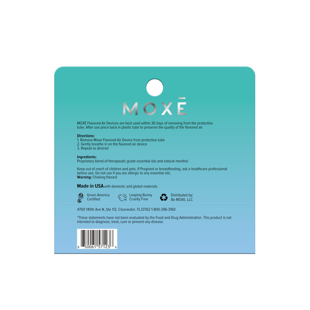 MOXE aroma-performance supports daily breaks with a refreshing quick reset.