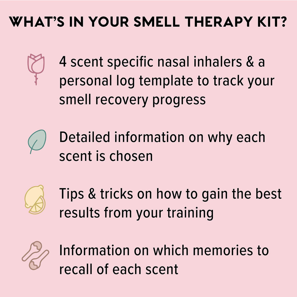 MOXE clove inhaler from the smell training kit for warm spice cues