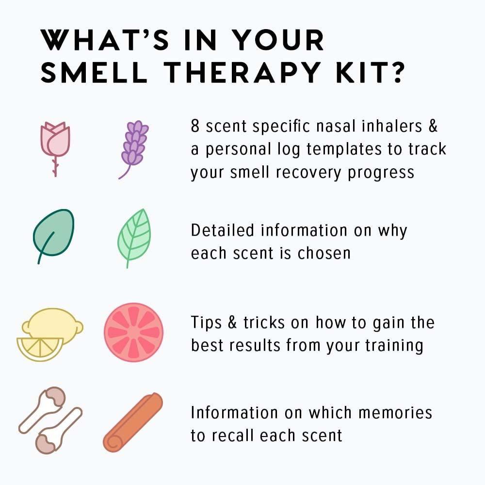 MOXE Phase 1 inhalers included for scent restoration at home.