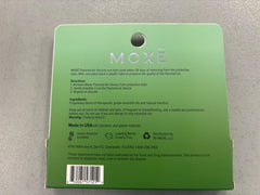 MOXE spearmint air inhaler usage close-up demonstrates easy, portable aroma delivery.