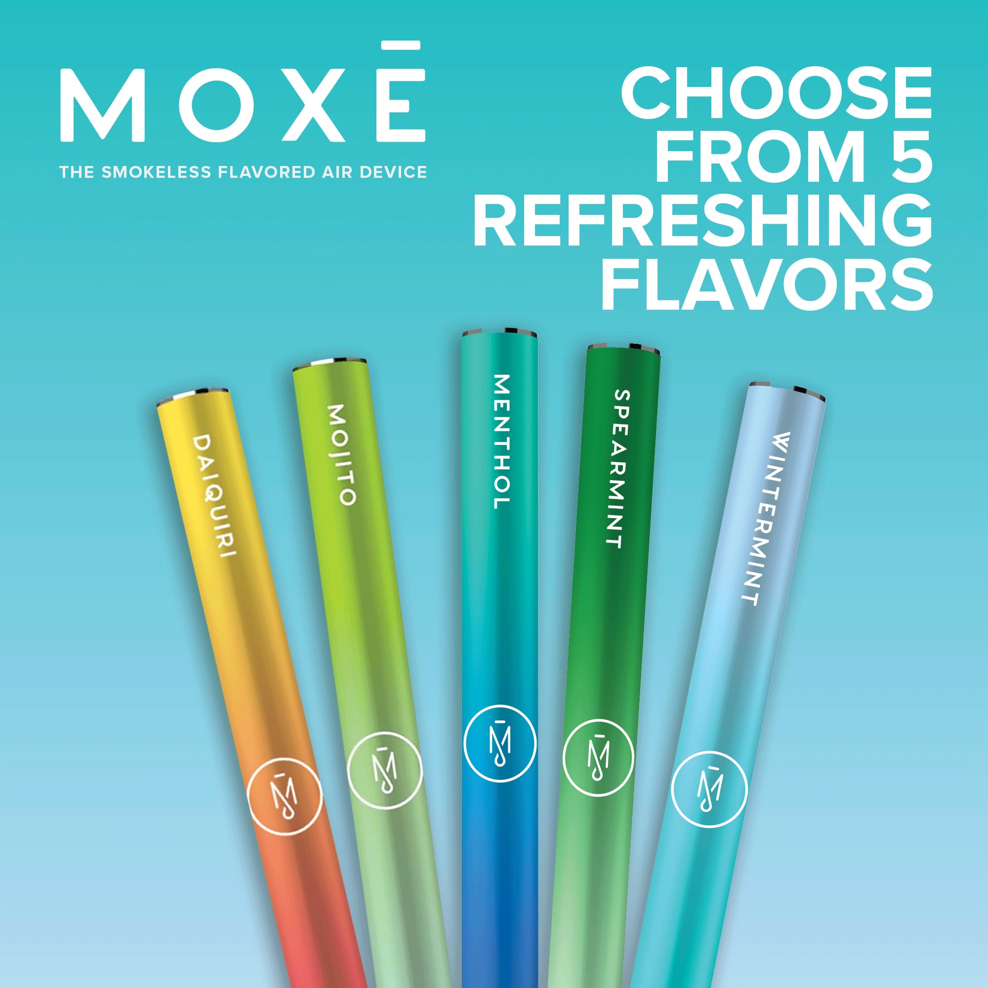 MOXE spearmint aromatherapy inhaler—long-lasting refreshing aroma.