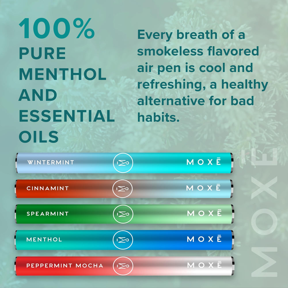 Compact MOXE inhaler fits pocket for travel-safe on-the-go relief