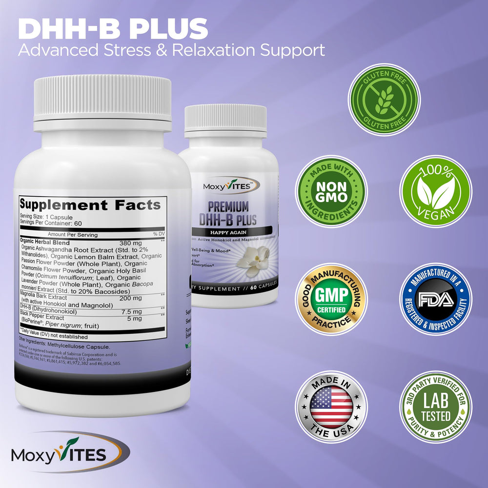 Eco-friendly packaging for MoxyVites DHH-B.