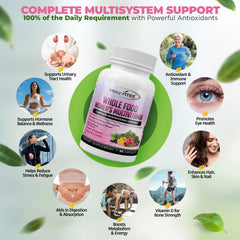 MoxyVites Women's Multivitamin capsules close-up emphasizing vegan, methylated formulation.