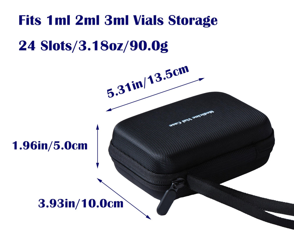 Moyite 1-3ml vial storage for insulin and peptide, fridge-safe.