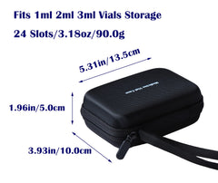 Moyite 1-3ml vial storage for insulin and peptide, fridge-safe.