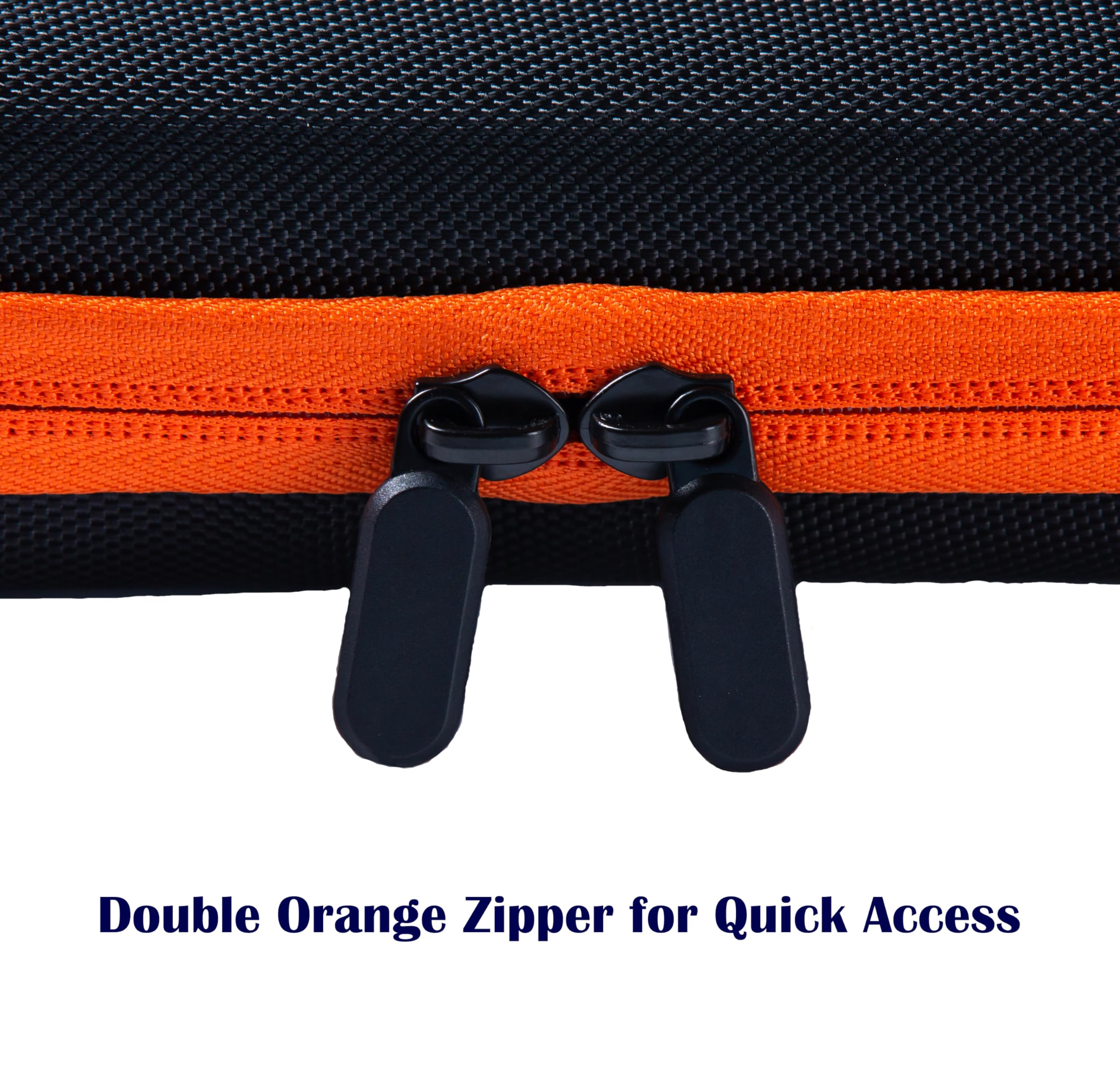 Moyite hard-shell nylon case protects vials from bumps during transport.