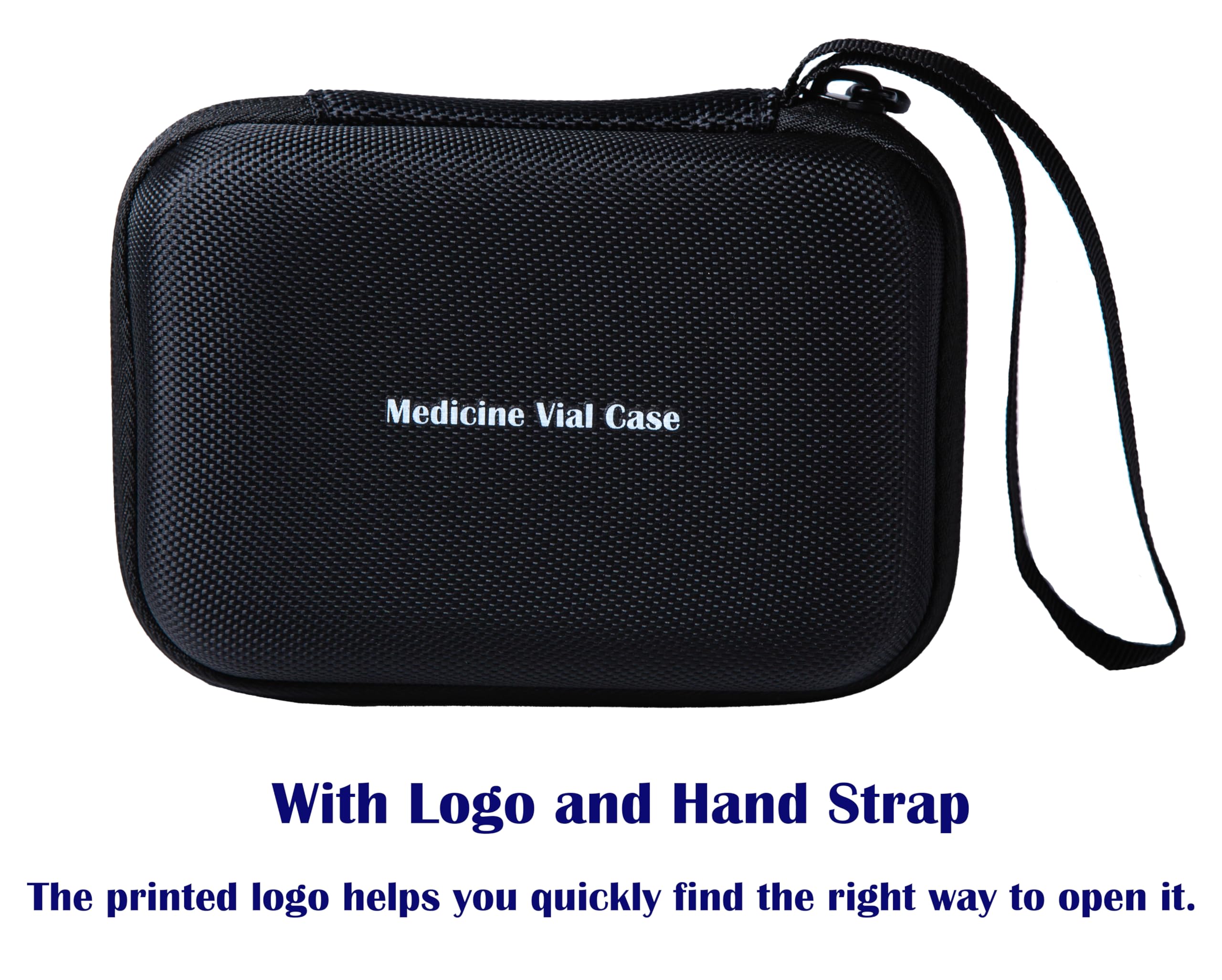 Moyite hard-shell protection guards vials against bumps and drops.