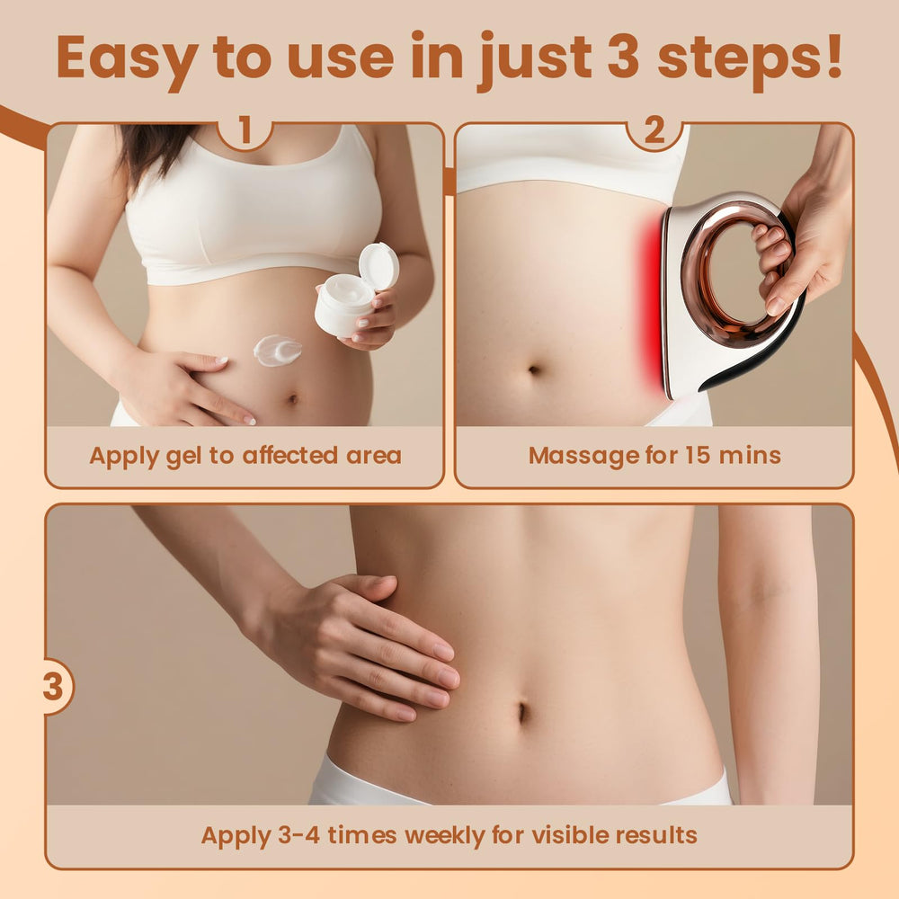 Mozoss Cellulite Massager thigh treatment area use