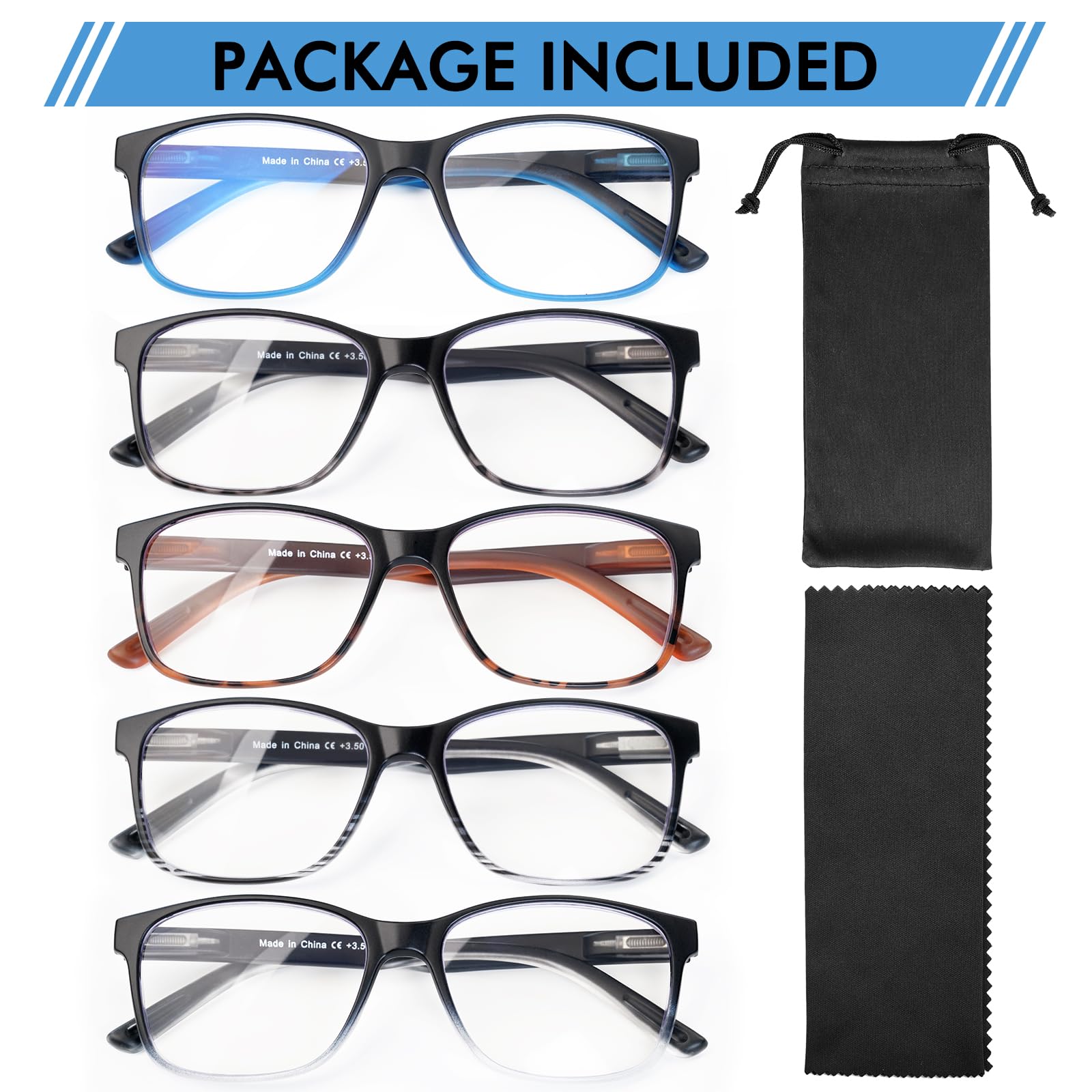 MOZVND large wide fit for men provides comfortable reading on screens.