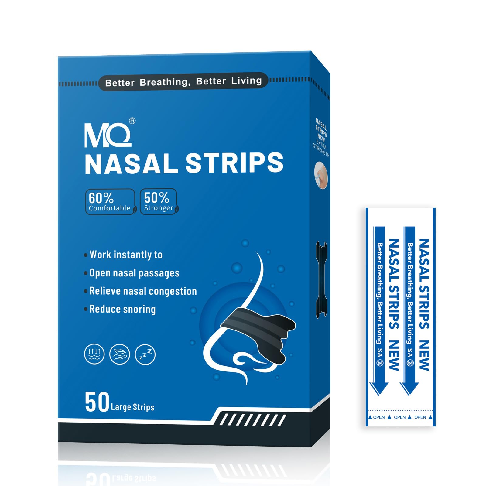 MQ daytime or exercise use supports nasal flow during activities