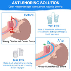 MQFORU nasal dilators in use while side sleeping for improved airflow.