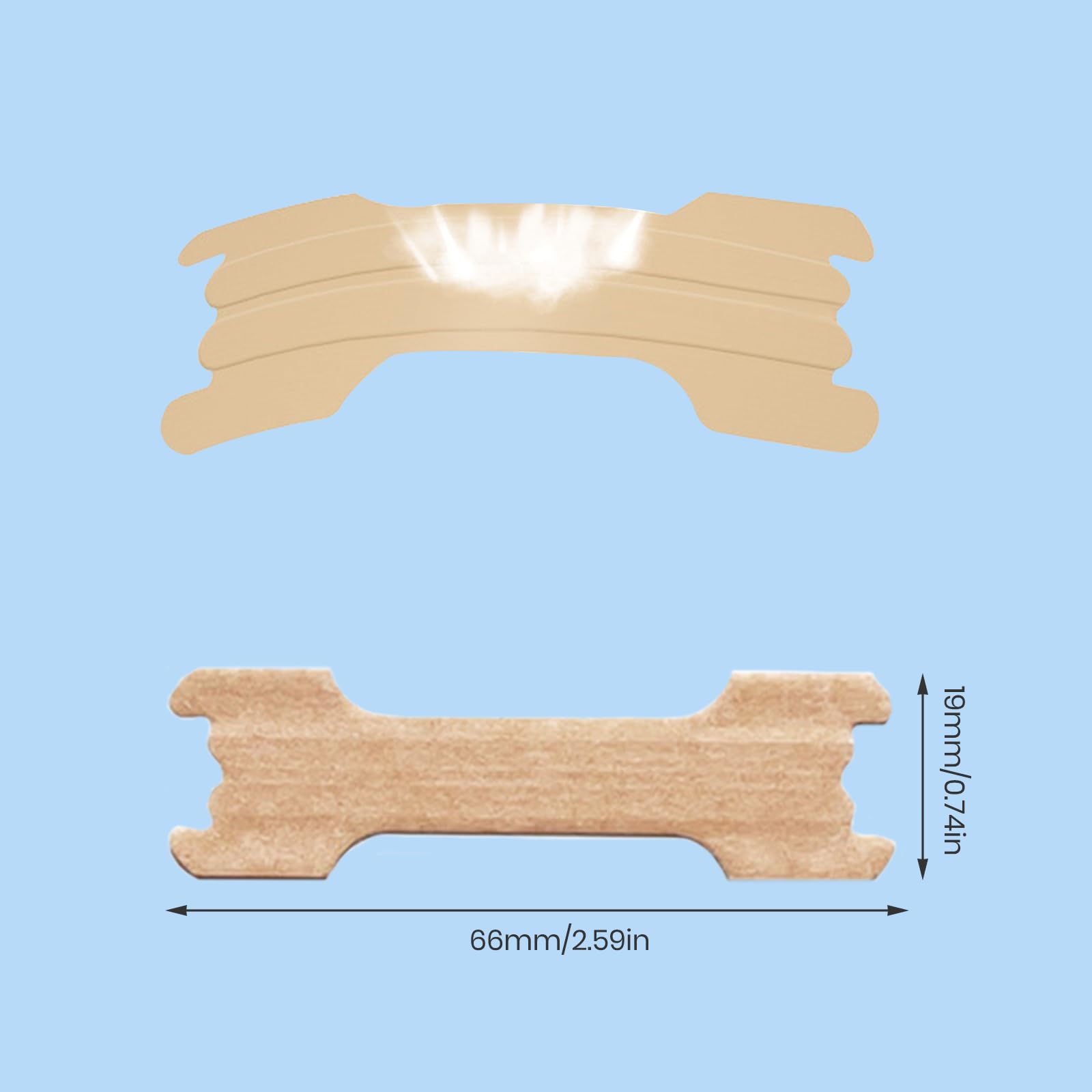 MQUPIN nasal strips travel case ready for night and trip use