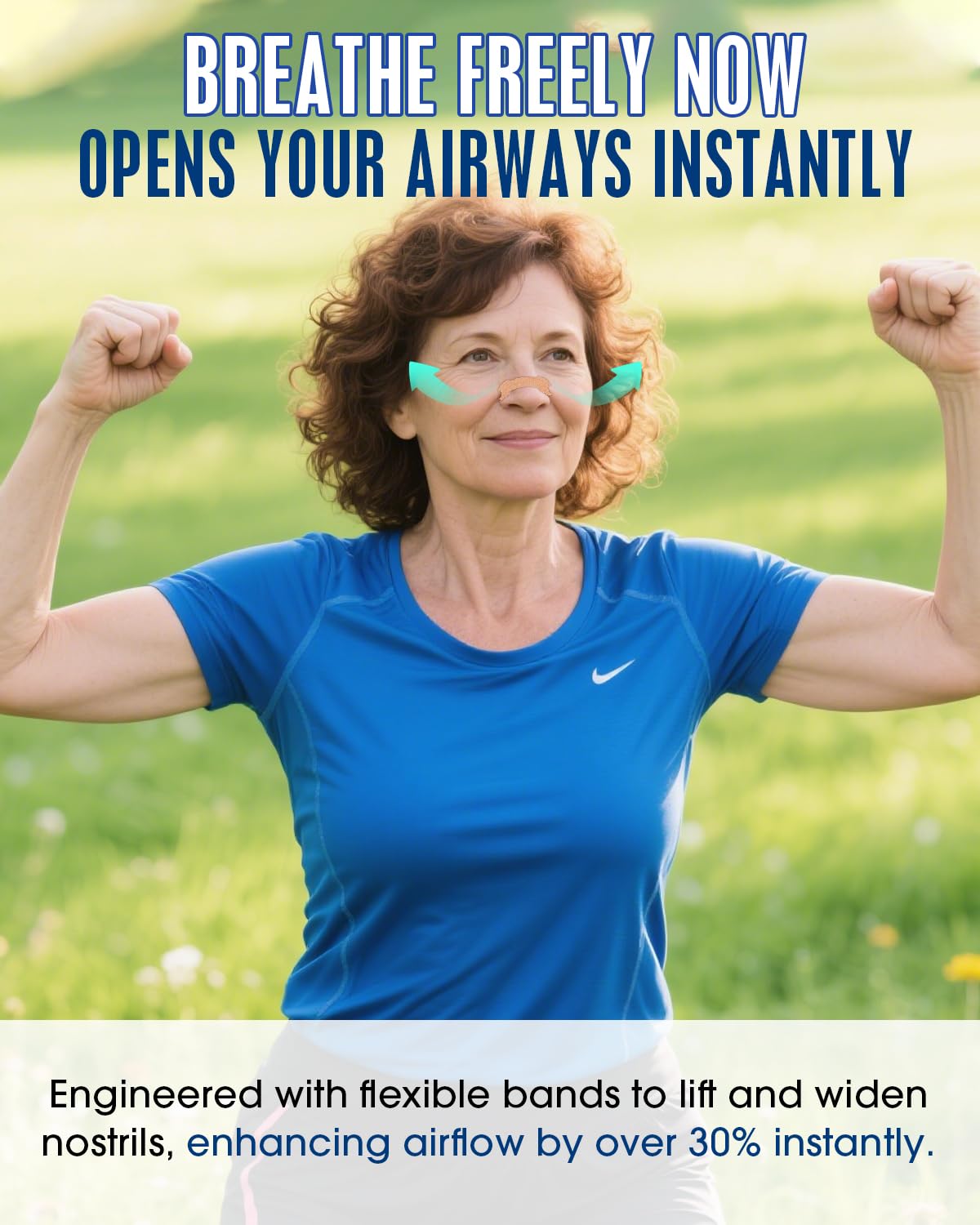 MQXUNMI nasal strips extra strength night-use calm breathing through the night