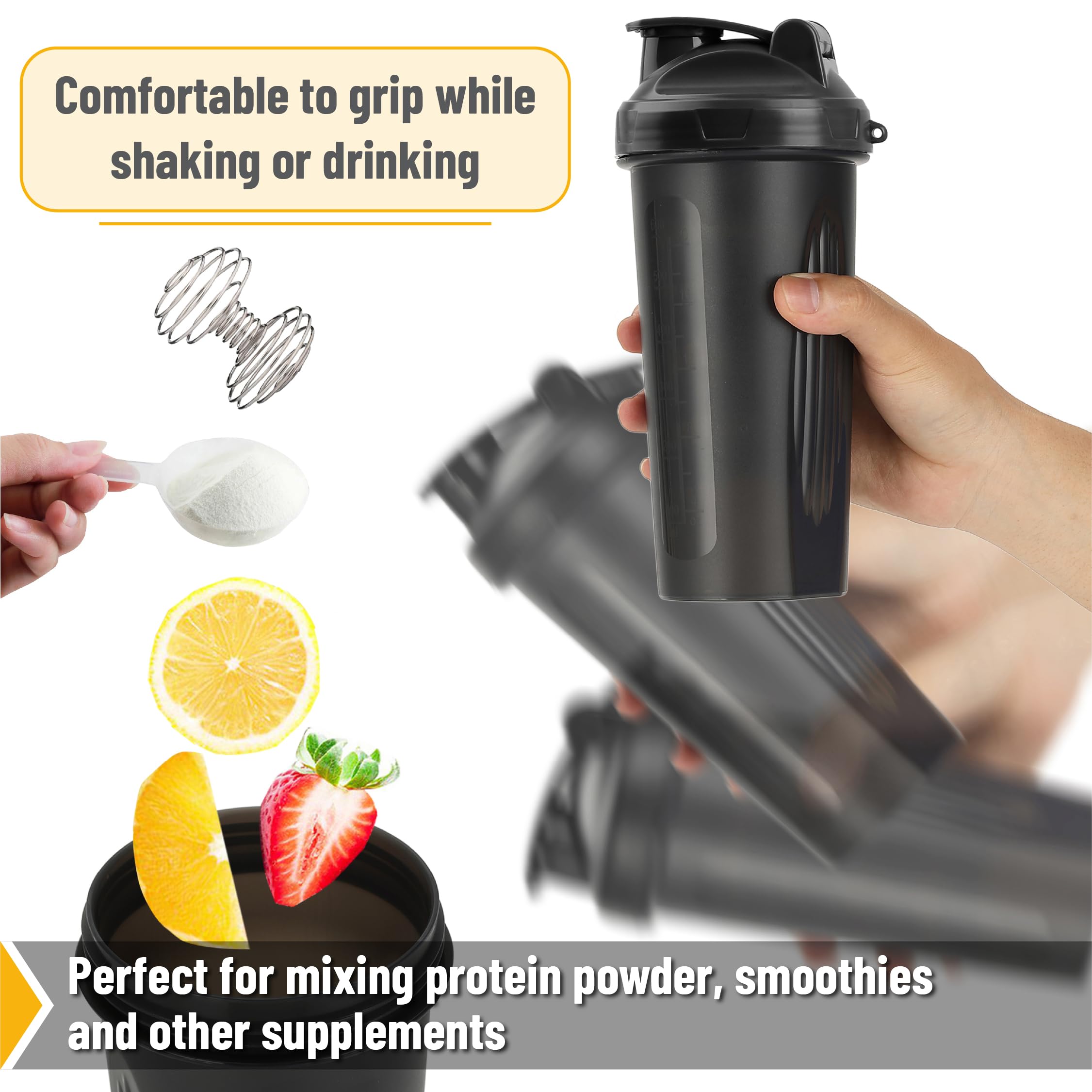 Capacidad de 830 ml para batidos grandes