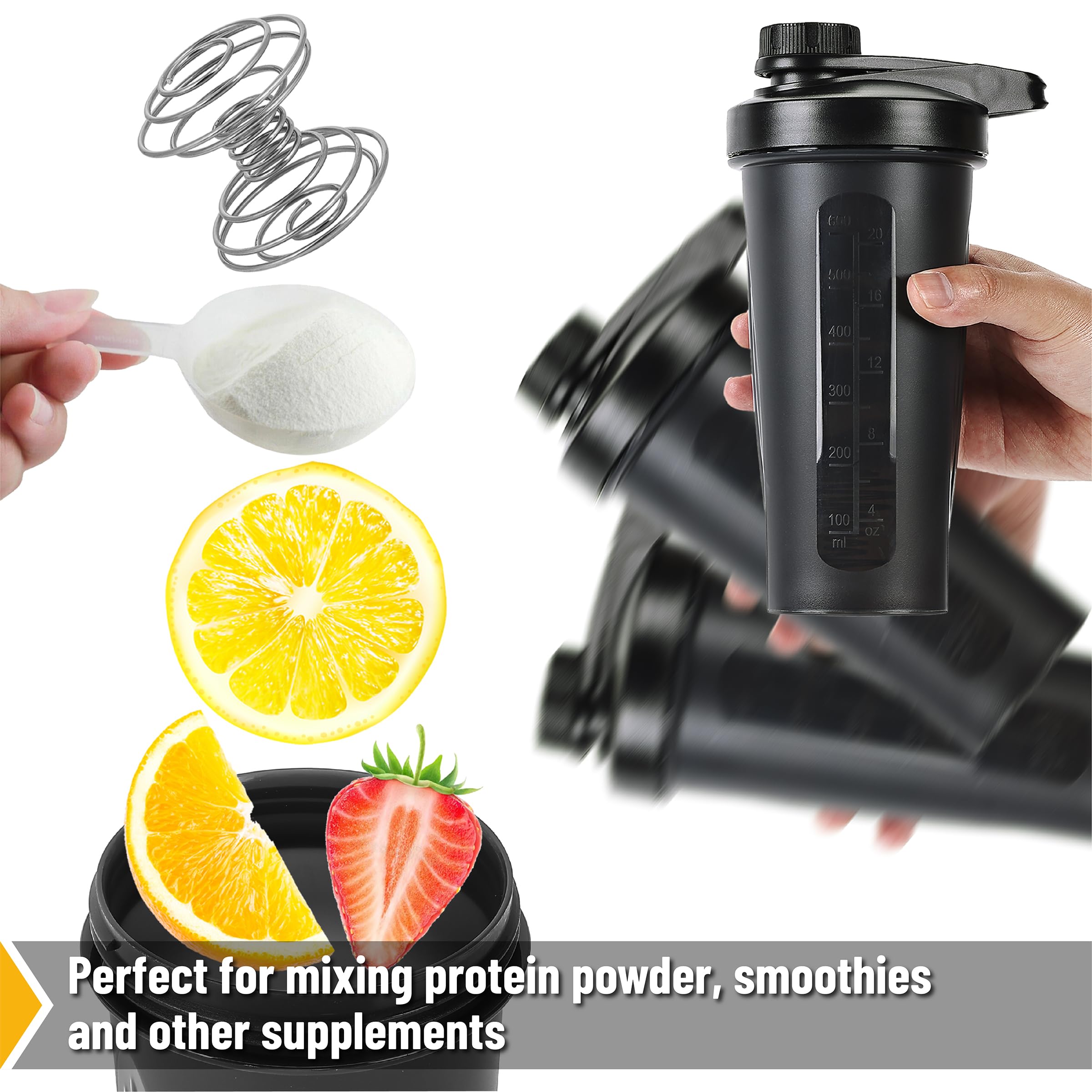 Mr. Pen shaker with leak-proof lid ensures secure transport